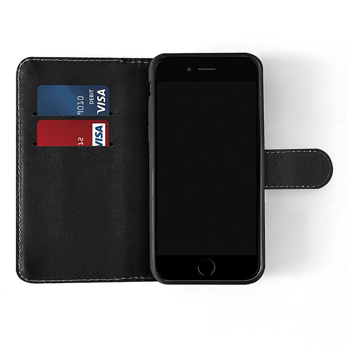 Personalised Wallet Flip Case Custom Name Spring Blossom Branch
