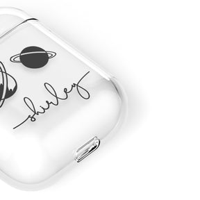 Personalised Airpods Case Planets and Stars
